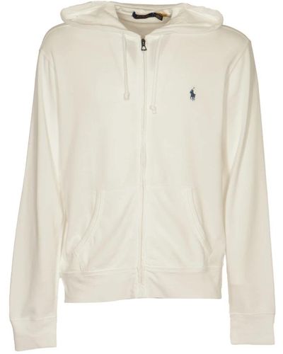 Ralph Lauren Sweatshirts & hoodies > zip-throughs - Blanc