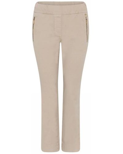 GUSTAV Trousers > cropped trousers - Neutre