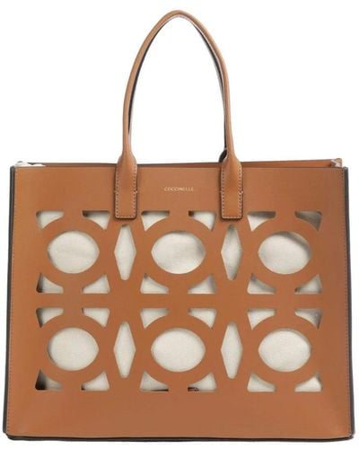 Coccinelle Tote Bags - Brown