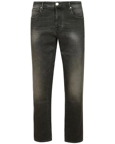 Incotex Slim-Fit Jeans - Gray