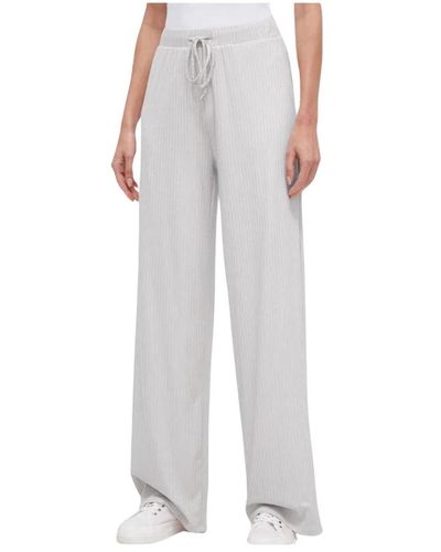 Guess Trousers > wide trousers - Gris