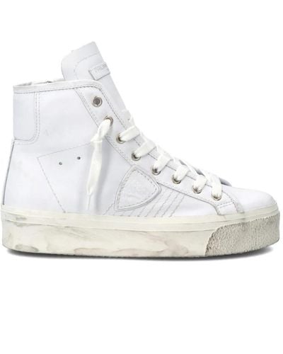 Philippe Model Prsx high top sneakers - Bianco