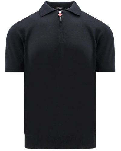 Kiton Polo Shirts - Black