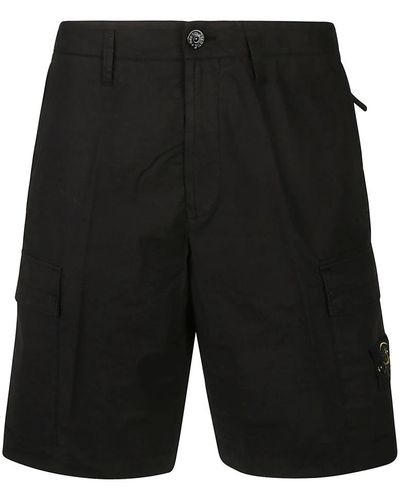 Stone Island Casual Shorts - Black