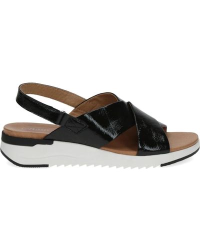 Caprice Flat sandals - Negro