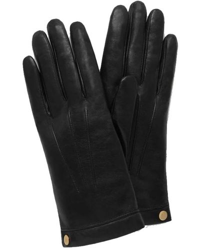 Mulberry Softappa leather gloves - Nero
