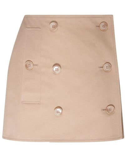 Burberry Short Skirts - Natural