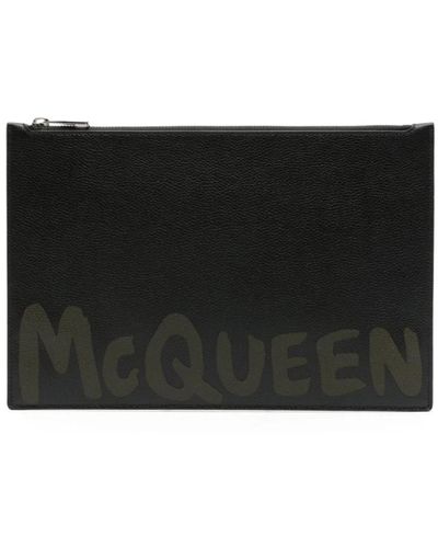 Alexander McQueen Clutches - Black