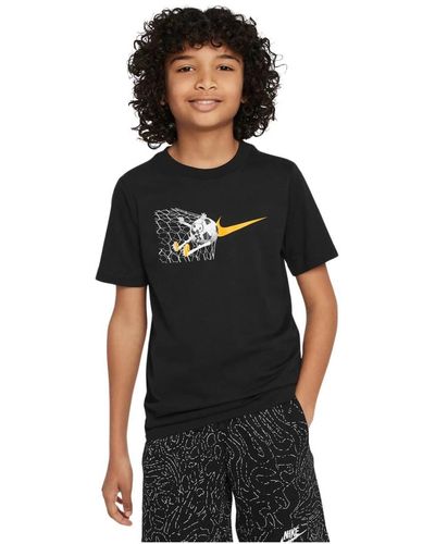 Nike Fußball sportbekleidung shirt - Schwarz