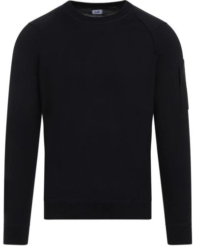 C.P. Company Round-Neck Knitwear - Black