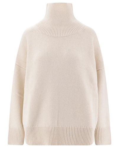 Chloé Oversized kashmir turtleneck sweater - Blanco
