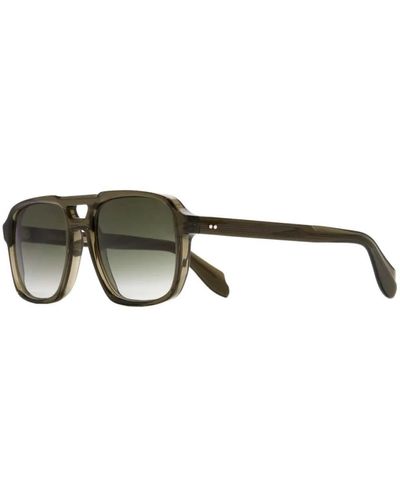 Cutler and Gross Vintage pilot occhiali da sole - Verde