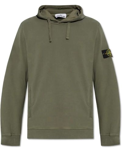 Stone Island Kapuzenpullover - Grün