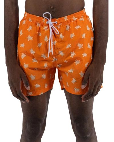 Aquascutum Costume boxer turtle - Arancione