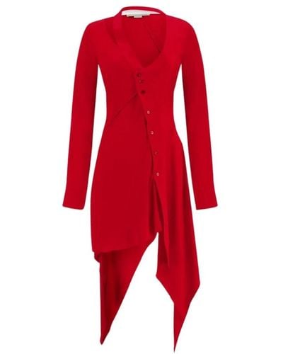 Stella McCartney Short Dresses - Red