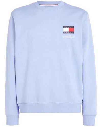 Tommy Hilfiger Logo print sweatshirt - essential - Blau