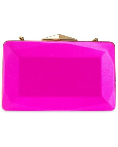 Jimmy Choo Diamond box clutch-tasche - Pink