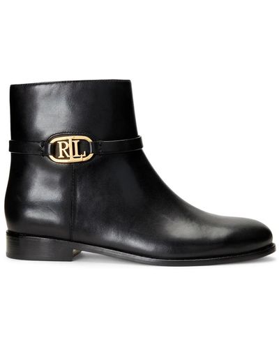 Ralph Lauren Ankle Boots - Black