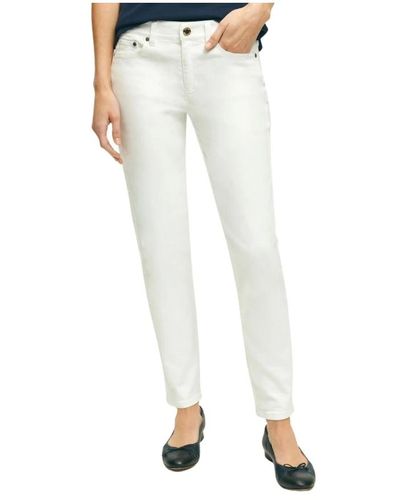 Brooks Brothers Skinny Jeans - Weiß