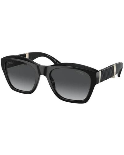 Chanel Sonnenbrille mit gradient grey polarized - Schwarz