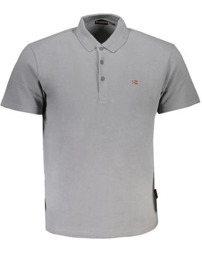 Napapijri Polo Shirts - Gray