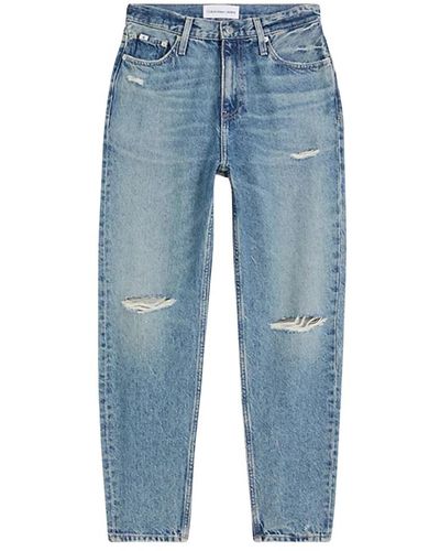 Calvin Klein Jeans mom classici - Blu