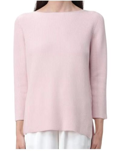 Fabiana Filippi Rosa pullover mit glänzendem detail - Pink