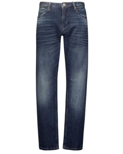No Excess Jeans > slim-fit jeans - Bleu
