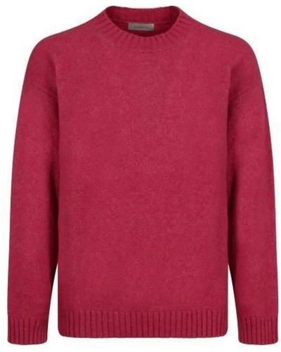 Laneus Knitwear > round-neck knitwear - Rouge