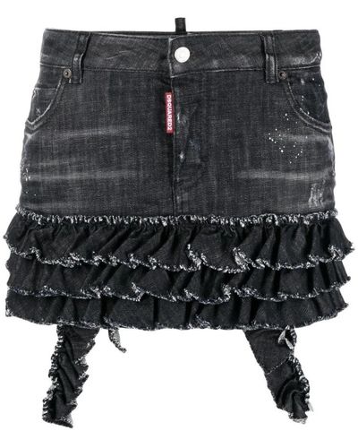 DSquared² Denim Skirts - Black