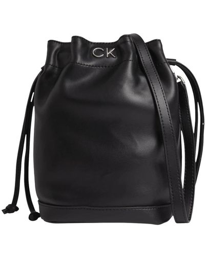 Calvin Klein Bucket Bags - Black