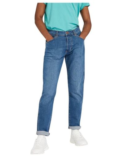 Wrangler Jeans > slim-fit jeans - Bleu