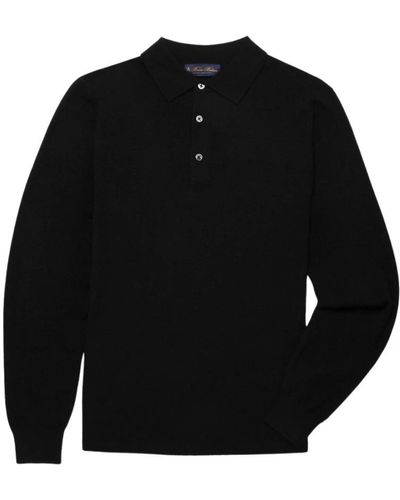 Brooks Brothers Merino wool polo shirt - Nero