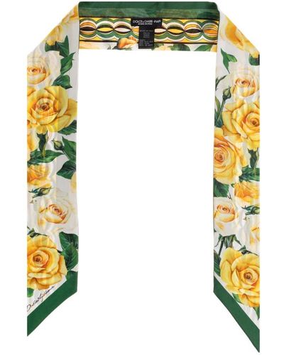 Dolce & Gabbana Accessories > scarves > silky scarves - Jaune