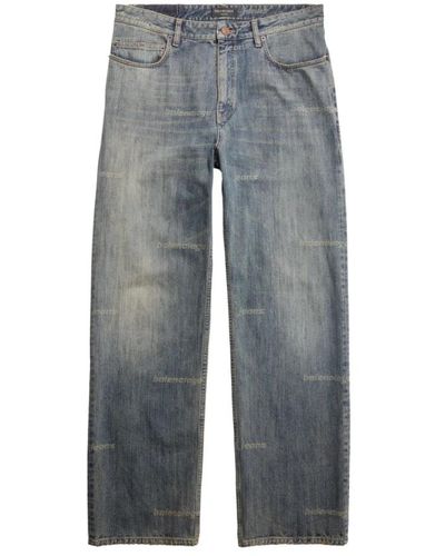 Balenciaga Loose-fit jeans - Grau