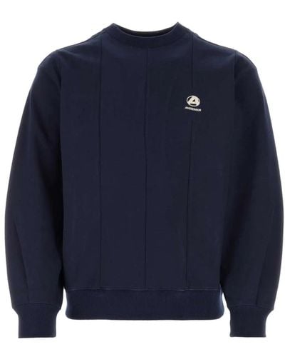 Adererror Navy baumwollmischung sweatshirt - Blau