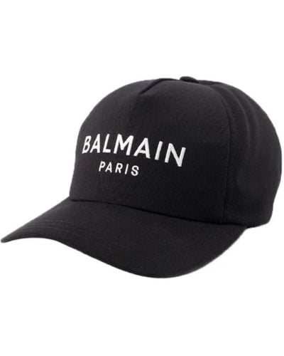 Balmain Caps - Black