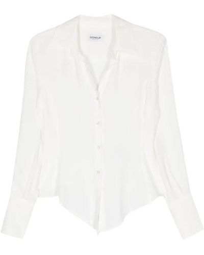 Dondup Avorio hemd,lime shirt - Weiß