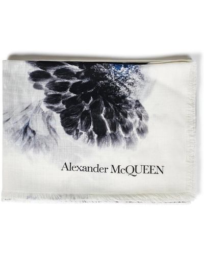 Alexander McQueen Winter Scarves - Metallic
