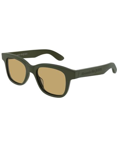 Alexander McQueen Stylische sonnenbrille für männer - Grün