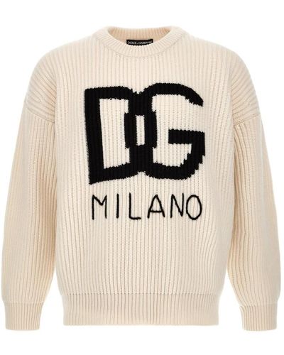 Dolce & Gabbana Stilvolle strickkollektion - Weiß