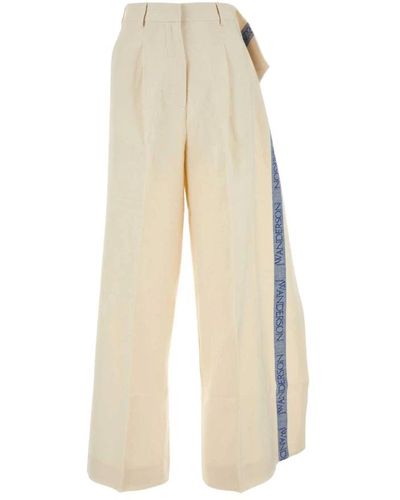 JW Anderson Trousers > straight trousers - white - Neutre