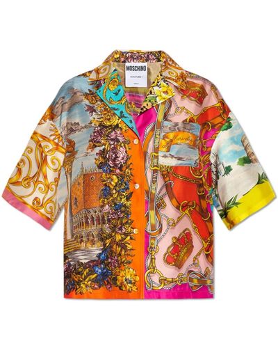 Moschino Bedrucktes hemd - Mehrfarbig