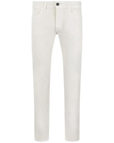 Re-hash Slim-Fit Trousers - White