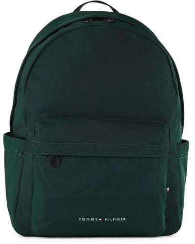 Tommy Hilfiger Rucksack mit logo-prägung aus stoff - Grün