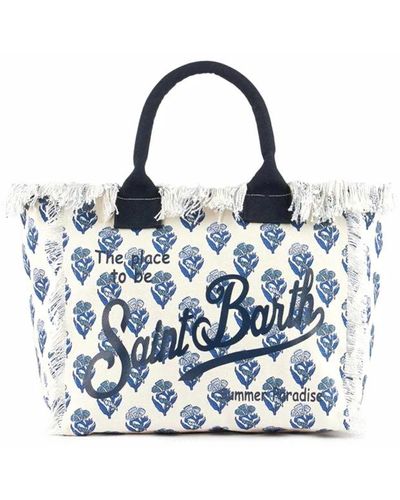 Saint Barth Tote Bags - Blue
