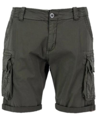 Alpha Industries Casual Shorts - Gray