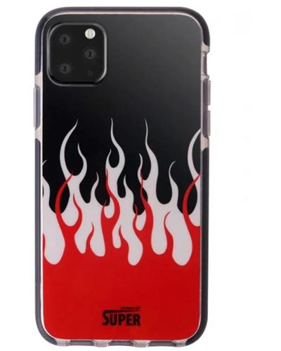 Vision Of Super Iphone 11 pro max double flames case - Nero