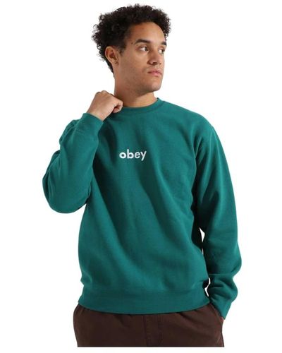 Obey Crewneck sweatshirt - Grün