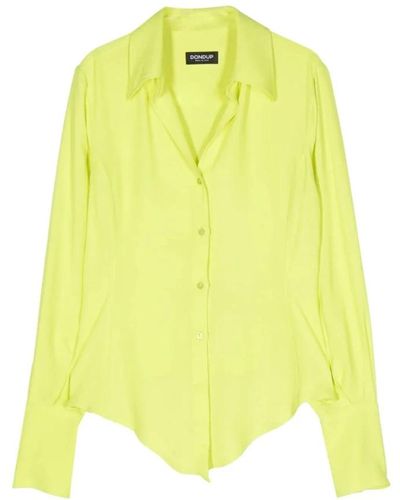 Dondup Lime shirt,avorio hemd - Gelb